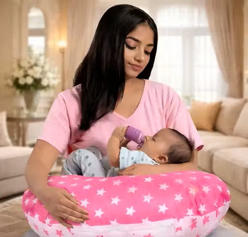 Feeding Pillow Nursing for New Born Baby with Adjustable Strap buckle & Removable Cover
