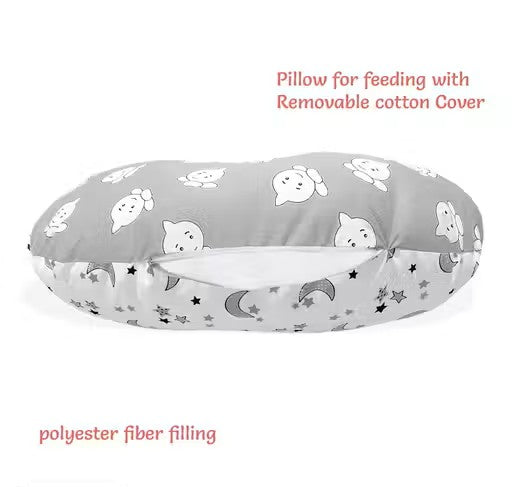 Breast Feeding & Nursing Pillow with Buckle Adjustment and Detachable Cover